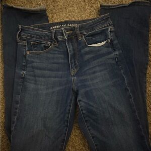 American Eagle Outfitters Blue Skinny Jeans with Classic Style